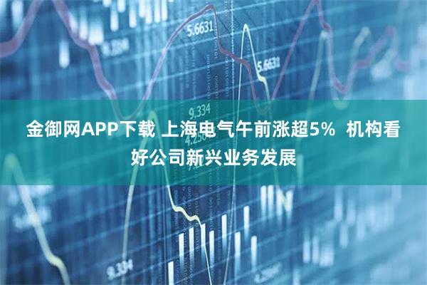 金御网APP下载 上海电气午前涨超5%  机构看好公司新兴业务发展