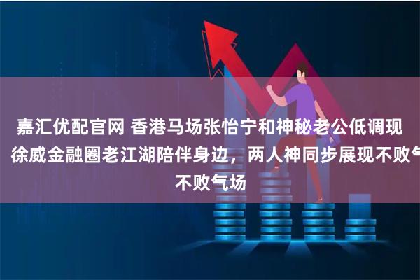 嘉汇优配官网 香港马场张怡宁和神秘老公低调现身，徐威金融圈老江湖陪伴身边，两人神同步展现不败气场