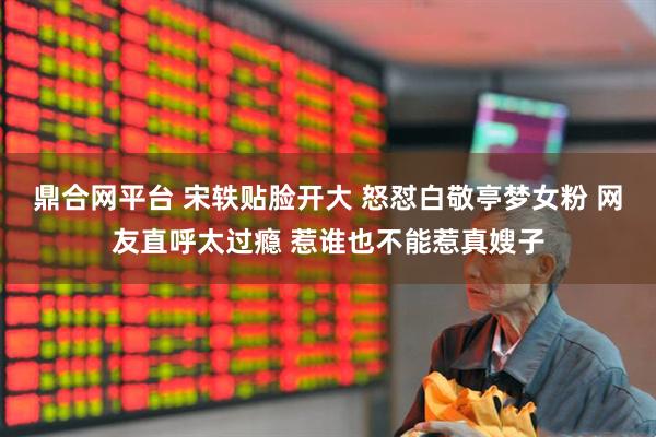 鼎合网平台 宋轶贴脸开大 怒怼白敬亭梦女粉 网友直呼太过瘾 惹谁也不能惹真嫂子